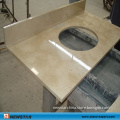 Newstar Polished Cheap Beige Bathroom Vanity Top